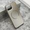 Maska / futrola COLOR METAL MagSafe za iPhone 15 srebrna (MS).