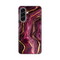 Silikonska maska / futrola print za Samsung A566 Galaxy A56 5G Burgundy.