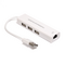 Adapter USB 2.0 na RJ45 i USB HUB 3 porta 2u1 JWD-U25.