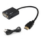 Adapter HDMI na VGA (Audio) crni.