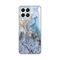 Silikonska maska / futrola print za Huawei Honor X8 Blue Gold Marble.