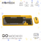 Combo mis tastatura wireless Fantech WK-899 GO mochi101 zuta.