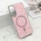 Maska / futrola GLAM GLOW MagSafe za Samsung S937 Galaxy S25 Edge 5G roze (MS).