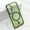 Maska / futrola SILKY MAGSAFE mat za Samsung S921 Galaxy S24 5G zelena (MS).