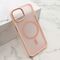 Maska / futrola SILKY MAGSAFE II za iPhone 14 (6.1) roze (MS).