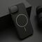 Maska / futrola PURE mat MagSafe za iPhone 15 crna (MS).