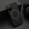 Maska / futrola PURE mat MagSafe za iPhone 16 (6.1) crna (MS).