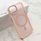 Maska / futrola SILKY MAGSAFE II za iPhone 13 (6.1) roze (MS).