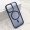 Maska / futrola SILKY MagSafe II za iPhone 17 plava (MS).