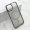Maska / futrola SILKY MAGSAFE II za iPhone 13 (6.1) siva (MS).