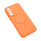 Maska / futrola Magsafe mat Line za Samsung A376 Galaxy A37 narandzasta.