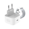 Kucni punjac PD Fast charger 40W za iPhone 17 sa PD Type C kablom CE beli.