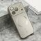 Maska / futrola COLOR METAL Magsafe za iPhone 17 Pro siva (small camera) (MS).