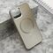 Maska / futrola COLOR METAL MagSafe za iPhone 13 (6.1) srebrna (big camera) (MS).