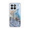 Silikonska maska / futrola print za Huawei Honor X8b Blue Gold Marble.