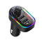 FM transmiter C12 USB PD Bluetooth 5.0 12-24V slušalice crni.