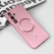 Maska / futrola Magsafe Chrome za Samsung S731B Galaxy S25 FE roze.