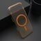 Maska / futrola AMBER providna MagSafe za iPhone 17 Air narandzasta (MS).