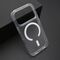 Maska / futrola COLOR FRAME MagSafe za iPhone 17 Pro srebrna (providna) (MS).