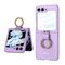 Maska / futrola SMOOTH RING za Samsung F741B/F761B Galaxy Z Flip 6 5G/Z Flip 7 FE 5G ljubicasta (GKK case) (MS).