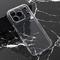 Silikonska maska / futrola Teracell Giulietta za iPhone 17 Pro providna.