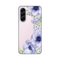 Silikonska maska / futrola print ultra tanka za Samsung A566 Galaxy A56 5G Blue Roses.