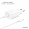 Kucni Punjac Pluginn AJ-25 KP-614C PD Fast 25W za Samsung sa PD Type C kablom CE beli.