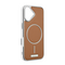 Maska / futrola Magsafe Urban Leather za iPhone 17 6.3 braon.