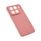 Silikonska maska / futrola Teracell Giulietta za Xiaomi 15 Pro mat tamno roze.