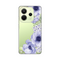 Silikonska maska / futrola print ultra tanka za Xiaomi Redmi Note 14 4G (SRB) Blue Roses.
