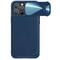 Maska / futrola Nillkin CamShield Leather S za iPhone 14 Pro plava.