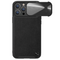 Maska / futrola Nillkin CamShield Leather S za iPhone 14 Pro crna.