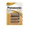 Baterija alkalna 1.5V AA LR6 blister 4/1 Panasonic (MS).