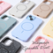 Maska / futrola Magsafe Sparkle Dust za iPhone 15 6.1 plava.