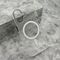 Maska / futrola COLOR RING MagSafe za iPhone 17 bela (MS).