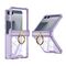 Maska / futrola RING LINES II za Samsung F751B Galaxy Z Flip 7 5G ljubicasta (GKK case) (MS).
