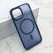 Maska / futrola SILKY MAGSAFE II za Iphone 12/12 Pro (6.1) plava (MS).