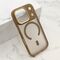 Maska / futrola SILKY MagSafe II za iPhone 17 Pro braon (MS).