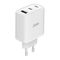 Kuciste punjaca Superior SU-6505ACCL 65W GaN Fast PD + USB belo (MS).