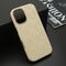 Maska / futrola WOVEN TOUCH MagSafe za iPhone 17 krem (MS).