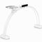 Stona LED lampa Half moon bela.