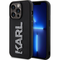 Maska / futrola Karl Lagerfeld Hc 3D Logo Glitter za iPhone 15 Pro 6.1 crna (KLHCP15L3DMBKCK).