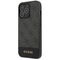 Maska / futrola Guess Hc PC/TPU 4G Pu Bottom Stripe za iPhone 15 Pro 6.1 siva (GUHCP15LG4GLGR).