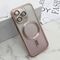 Maska / futrola GLITTER MAGSAFE za iPhone 15 Pro (6.1) roze (MS).