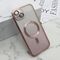 Maska / futrola GLITTER MAGSAFE za iPhone 15 Plus roze (MS).