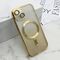 Maska / futrola GLITTER MAGSAFE za iPhone 15 zlatna (MS).