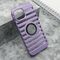 Maska / futrola LINES LOGO CUT za iPhone 15 ljubicasta (MS).