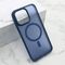 Maska / futrola SILKY MAGSAFE II za iPhone 15 Pro Max (6.7) plava (MS).