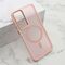 Maska / futrola SILKY MAGSAFE II za Samsung A556 Galaxy A55 5G roze (MS).