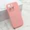 Maska / futrola Soft Silicone za iPhone 15 Pro (6.1) roze (MS).